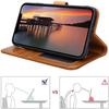 TPUOTI Magnetic Flip Case for Apple iPhone 12 Pro (2020) 6.1 Inch, Genuine Leather Clamshell Phone Cover Wallet with 2 Card Slots (Color : Blue) view 2