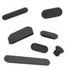 14 PCS Silicone Anti Dust Port Plug Cover Stopper Caps Set Compatible with MacBook Pro 14 A3434 A3185 & MacBook Pro 16 A2485 A2780 for HDMI, Thunderbolt, SD, Charger Port & Headphone  Pink & Black view 2