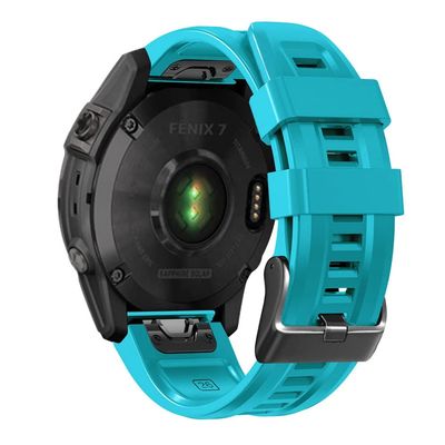 QPDRNC 22 26mm Silicone Watchband Quick Release Strap For Garmin Fenix 7X 7 6 6X Pro 5X 5Plus 3HR 935 945 Smartwatch Band Bracelet Belt (Color : C, Size : 26mm Fenix 7X)