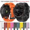 QPDRNC 22 26mm Silicone Watchband Quick Release Strap For Garmin Fenix 7X 7 6 6X Pro 5X 5Plus 3HR 935 945 Smartwatch Band Bracelet Belt (Color : C, Size : 26mm Fenix 7X) view 2