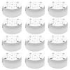 Only Compatible with Bullet Cameras - 12 Pack Security Camera Junction Box Waterproof Mount Bracket Hide Cable Aluminum Electric Enclosure Cover for CCTV view 1
