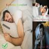 Bluetooth Pillow Speaker for Sleeping, Bone Conduction Stereo Wireless Music Sleep Headphones, Under Pillow Speaker Insomnia Mini White Noise Machine for Side Sleepers (Black5) view 4