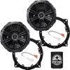 KICKER Speakers 6.75 inch for Hyundai Tucson 2016-2020 Upgrade Kit - Pair of DS Series with Adapters and Harness, Coaxial 6 3/4 Car Audio Front Door Speaker DSC670, 43DSC6704 view 1
