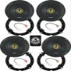 KICKER Speakers 6.5 inch for Hyundai Elantra 2011-2016 Upgrade Kit - 4 Pack of CS Series with Adapters and Harness, Coaxial 6 1/2 Car Audio Front and Rear Door Speaker CSC65, 46CSC654 view 1