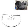 1/4 7 Inch Empty Tape Reel, Aluminum Alloy Nab Open Reel Takeup Reel, 1/4 Empty Tape Up Reel to Reel Small Hub Adapter with 2 Holes Opening Machine Part Tape Take Up Reel (Silver) view 4