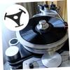 OFFSCH 2pcs 45 Adapter Turntable Accessory 45 Record Adapter Turntable Adapter Vinyl Record Adapter Record Player Adapter Disc Adapter Triangle Player Fitting Round Cd Plastic view 2