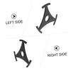 OFFSCH 2pcs 45 Adapter Turntable Accessory 45 Record Adapter Turntable Adapter Vinyl Record Adapter Record Player Adapter Disc Adapter Triangle Player Fitting Round Cd Plastic view 3