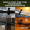 14 inch Zip Ties Heavy Duty Black, 50 Lb Tensile Strength UV resistant, Self-locking, Multi-purpose Nylon Cable Ties Heavyduty Wire Ties, Tie Wraps for Office, Home,Outdoors, Cable Management by Nirah view 4