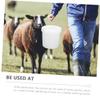 Portable Plastic Bucket with Lid Multipurpose Water Bucket for Farm Beach and Cleaning with Handle for Water Storage and Transport view 2