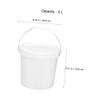 Portable Plastic Bucket with Lid Multipurpose Water Bucket for Farm Beach and Cleaning with Handle for Water Storage and Transport view 3