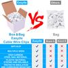 400 Pcs Cable Clips 4/6/8/10mm Nail in Cable Clips with Steel Ethernet Cable Clips Cable Wire Clips Cable Tacks Cable Nails Speaker Wire Clips Coaxial Cable Staples RG6 RG59 CAT6 RJ45 Wire Wall Clips view 2