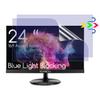 2 PCS 24" Anti Blue Light Screen Protector for Sceptre/LG/Dell/HP/Acer/ViewSonic/ASUS/Aoc/Samsung 24 Inch 16:9 Widescreen Desktop Monitor,Eye Protection & Anti Glare film view 1