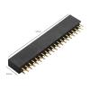 TECKEEN Break-Away 2x20 Pin 40Pin Strip Straight Connector Pin Header for Raspberry Pi Zero/Zero W(Pack of 4) view 3