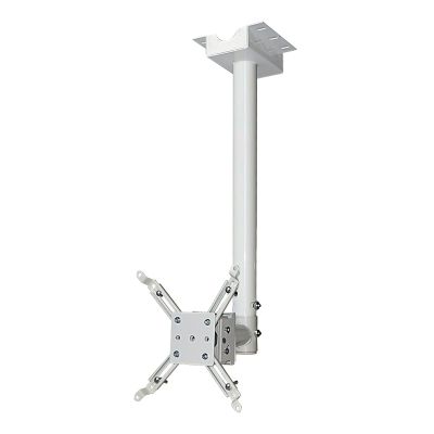 FIONEL Projector Bracket Projector Mount Wall Projector Ceiling Mount or Wall Mount Bracket Holder 118 Inch Extension Pole 22lb Load Capacity Projector Stand (Color : Gold)
