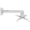 FIONEL Projector Bracket Projector Mounts from Ceiling Projector Ceiling Mount Extendable Video Projector Wall Mount Bracket with Adjustable Height White Projector Stand view 3