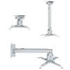FIONEL Projector Bracket Projector Mounts from Ceiling Projector Ceiling Mount Extendable Video Projector Wall Mount Bracket with Adjustable Height White Projector Stand view 4