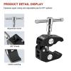 Lanxire 9 Inch Adjustable Magic Arm with Super Clamp and Cold Shoe Adapter - Compatible Photography Accessories - Max Load 4.4lb/2kg view 4