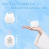 gingo Kitty Speaker Bluetooth Portable Mini Wireless Speaker with Clarity Stereo, Built-in Mic, Super Bass, Powerful Rich Room-Filling Sound, Cute Pet Subwoofer in White view 2