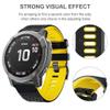 IENYU 22mm 26mm Quickfit Watch Strap For Garmin Fenix 6 6X Pro 5X 5 Plus 3HR 935 945 MK2 Enduro Quick Release Silicone Watch Wristband (Color : D, Size : Other 26mm width) view 3