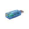 External 5.1 USB Stereo Sound Card USB 2.0 to 3D Audio Sound Card Adapter Virtual 5.1 Channel for Windows and Mac, PC, Notebook with 3.5mm Headphone and Microphone view 3