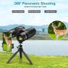 Binoculars for Adults Hunting Bird Watching - WELLNEC 12x42 HD 367/1000yds Binoculars High Powered with BaK4 Prisms Pro Birding Bird Watching Hunting Binoculars, Phone Adapter, Tripod view 3