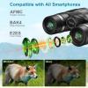 Binoculars for Adults Hunting Bird Watching - WELLNEC 12x42 HD 367/1000yds Binoculars High Powered with BaK4 Prisms Pro Birding Bird Watching Hunting Binoculars, Phone Adapter, Tripod view 4
