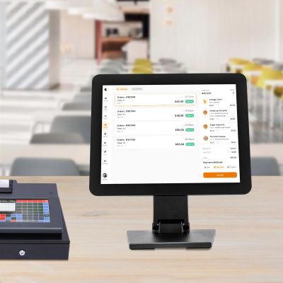 15/17" Touch Screen LED Display Monitor, Pos Touch Screen Monitor, Adjustable up and down Touch Screen Cash Register, Multi-functional Cash Register Can Cashier, Mobile Ordering, Remote Operation,Etc