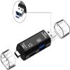 5 in 1 Micro SD Card Reader Adapter Type C Micro USB SD Memory Card Reader Compatible with MacBook Laptop USB 3.0 SD/TF OTG Card Reader view 3