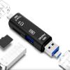 5 in 1 Micro SD Card Reader Adapter Type C Micro USB SD Memory Card Reader Compatible with MacBook Laptop USB 3.0 SD/TF OTG Card Reader view 4