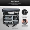NEEWER Carrying Bag with Movable Foam Padded for Studio Light Q300 Vision 4 ML300 CB60B RGB CB60 MS60B MS60C MS150B, Durable Oxford Cloth Transit Bag Travel Case with Shoulder Strap & Handle, PB5 view 3