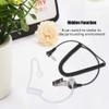 DOACT Walkie Talkie Earphone, 3.5mm Curved Design Single Ear Headset for Car Electronics Air Duct Compatible with Speaker Microphone view 2