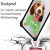 Aroepurt Koobee K100 Case Compatible with Ans Koobee K100 Phone Case SL004T Case Cover [with Tempered Glass Screen Protector][Hard PC + Soft Silicone][Ring Support] [Silver Reflect Light] DYH-SSG view 2