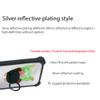 Aroepurt Koobee K100 Case Compatible with Ans Koobee K100 Phone Case SL004T Case Cover [with Tempered Glass Screen Protector][Hard PC + Soft Silicone][Ring Support] [Silver Reflect Light] DYH-SSG view 3