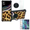 Aroepurt Koobee K100 Case Compatible with Ans Koobee K100 Phone Case SL004T Case Cover [with Tempered Glass Screen Protector][Hard PC + Soft Silicone][Ring Support] [Colorful Reflect Light] IMDH-ZBW view 1