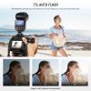 NEEWER Z1-N TTL Round Head Flash Speedlite for Nikon with Magnetic Dome Diffuser, 76Ws 2.4G 1/8000s HSS Speedlight, 10 Levels LED Modeling Lamp, 2600mAh Battery, 480 Full Power Shots, 1.5s Recycling view 3