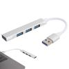 4 Port USB 3.0 Hub, Multiple USB 3.0 Hub, 5Gbps USB 3.0 Splitter Extender for Laptop, PC, Flash Drive, Charging Not Supported view 1