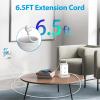 BEVA Surge Protector Tower with 8 AC & 4 USB(USB-C) Ports, 6.5 FT Extension Cord - Charging Station for Office & Dorm Room view 4