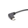 YSJJZRL 27cm Mini Female to Type C Male/90 Degree Angle Type C Male Adapter dapter Converter Charging Cable (Mini Female to 90 Type C Male) view 4