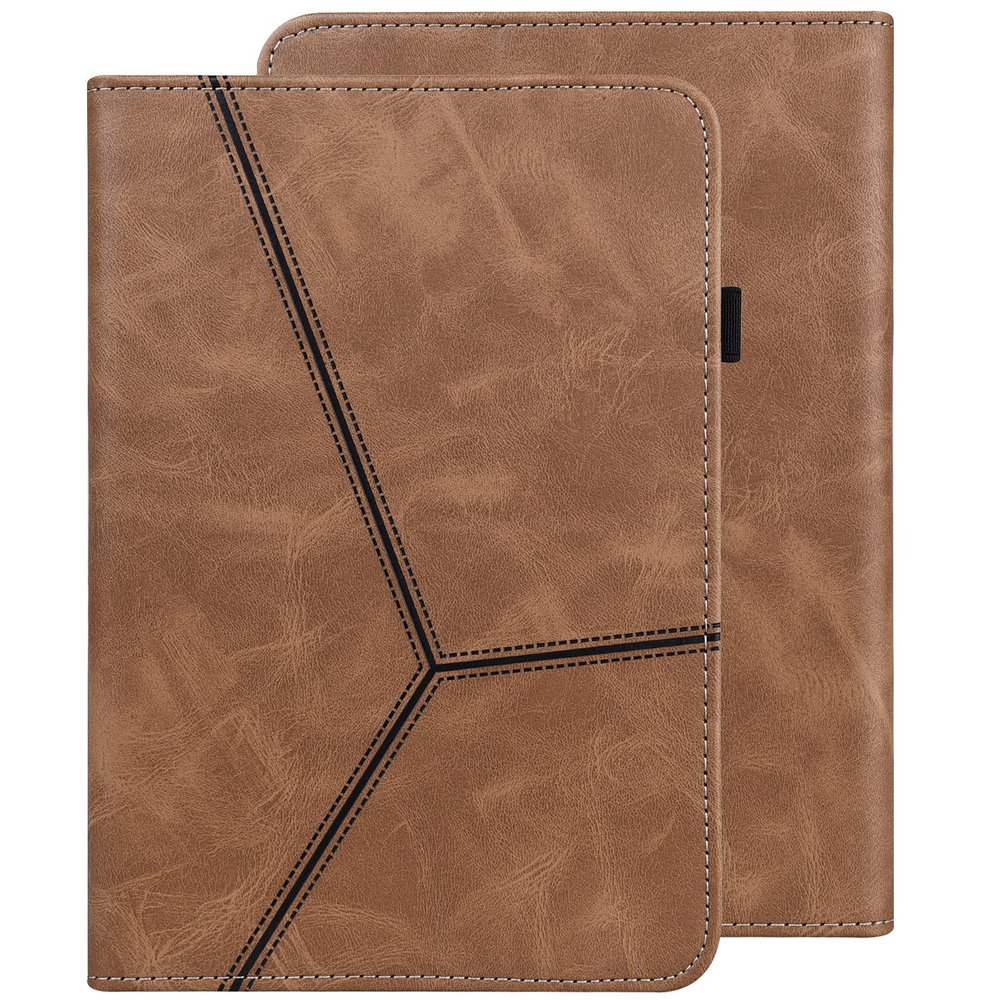 ALILANG Case for Amazon Kindle Fire Max 11 (13th Generation, 2023 Release) with Pen Holder & Multiple Viewing Angles, Smart PU Leather Cover for Fire Max 11 Case-Brown
