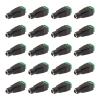UltraPoE 40-Pack DC 12V 5A Power Adapter Barrel Jack Connector, 5.5mm x 2.1mm 40 x Female Plug for Led Light Strip CCTV Security Camera Monitoring Cable Wire Ends Plug view 1