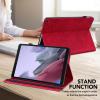 VODEFOX Case for Amazon Kindle Fire Max 11 Case (13th Generation, 2023 Release) 11",PU Leather Folio Stand Embossed Peacock Flower Stand Cover for Fire 11 Tablet - Red view 2