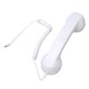 Retro Telephone Handset, 3.5mm Cell Phone Receiver Mic with Volume Control Microphone Speaker Handheld Receiver for Cell Phone 9 Feet Coiled Cord Microphone for Mobile Phones Computers (White) view 4