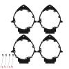 4 Pcs Car Speaker Adapter, Right Door Speaker Mount Left Door Speaker Adapter with Wire Harness Replacement for Enclave 6.5in 20082012 view 1