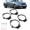4 Pcs Car Speaker Adapter, Right Door Speaker Mount Left Door Speaker Adapter with Wire Harness Replacement for Enclave 6.5in 20082012 view 3