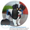 Black and White Puppy Round Mouse pad 8in, 100% Polyester Fabric, Bottom 3mm Rubber pad, Office, Games, Learning, for Desktop, Laptop, Personal Computer, Console, etc. view 4