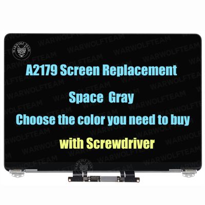 13.3" LCD Screen Retina Display Full Assembly for MacBook Air A2179 EMC 3302 Screen Replacement (Gray)