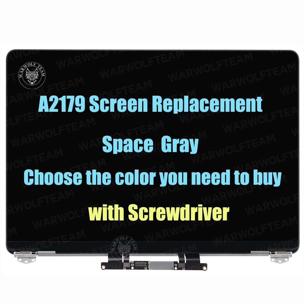 13.3" LCD Screen Retina Display Full Assembly for MacBook Air A2179 EMC 3302 Screen Replacement (Gray)