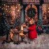Kate Christmas Backdrop for Pictures Winter Snow Gift Store Backdrops Xmas Trees Background for Home Decoration Photo Booth Props (10x10ft) view 3