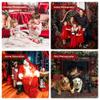 Kate Christmas Backdrop for Pictures Winter Snow Gift Store Backdrops Xmas Trees Background for Home Decoration Photo Booth Props (10x10ft) view 4