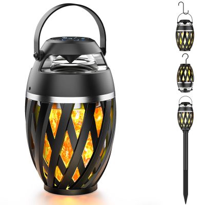 Valentine's Day Gifts for Men, 2026 New Flame Outdoor Bluetooth Speaker with LED Torch, Cool Birthday Gift for Him, Dad, Boyfriend, for Patio, Garden, Camping (1)